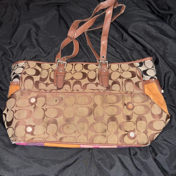 Coach Multicolor Patchwork Shoulder Bag - Picture 5 of 16